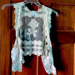 Delia’s S/M lace vest